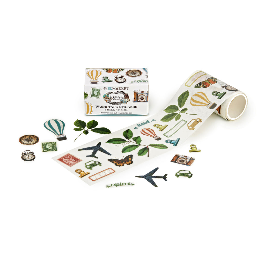 Wherever - Washi Tape Stickers