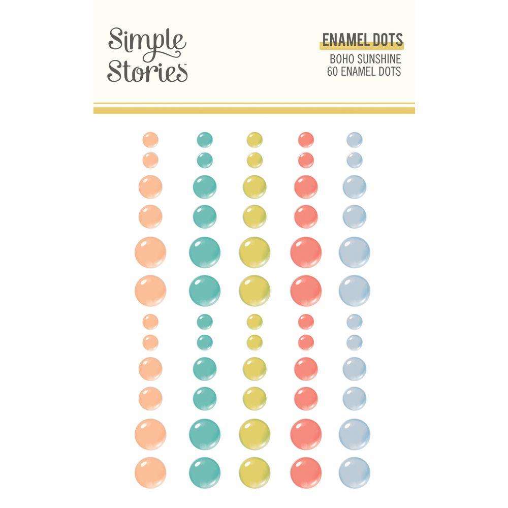Simple Stories - Boho Sunshine Enamel Dots