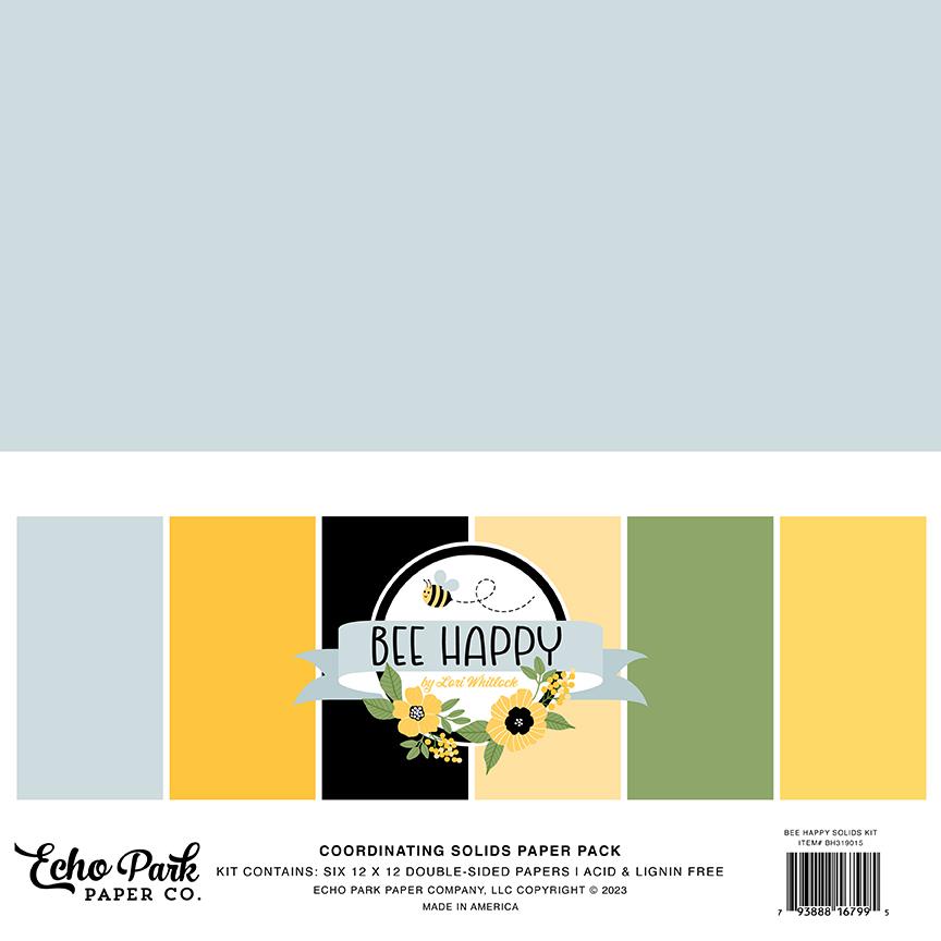 Bee Happy - Solids Paper Pack