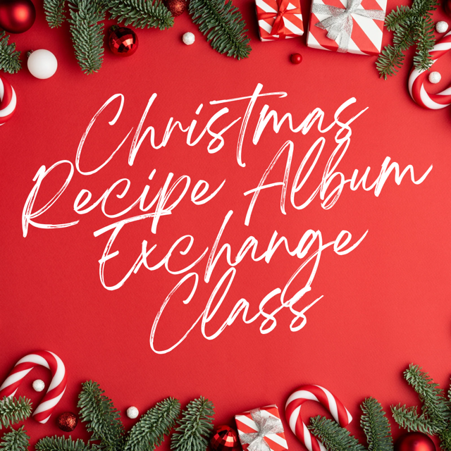 Simple Stories Baking Spirits Bright Christmas Recipe Album Exchange Class