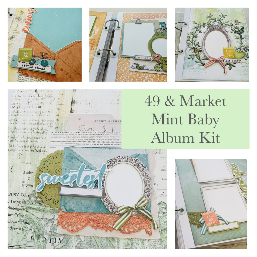 Toddler Time - Mint Baby Album Kit