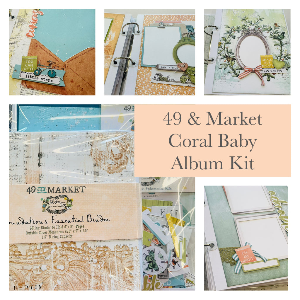 Toddler Time - Coral Baby Album Kit