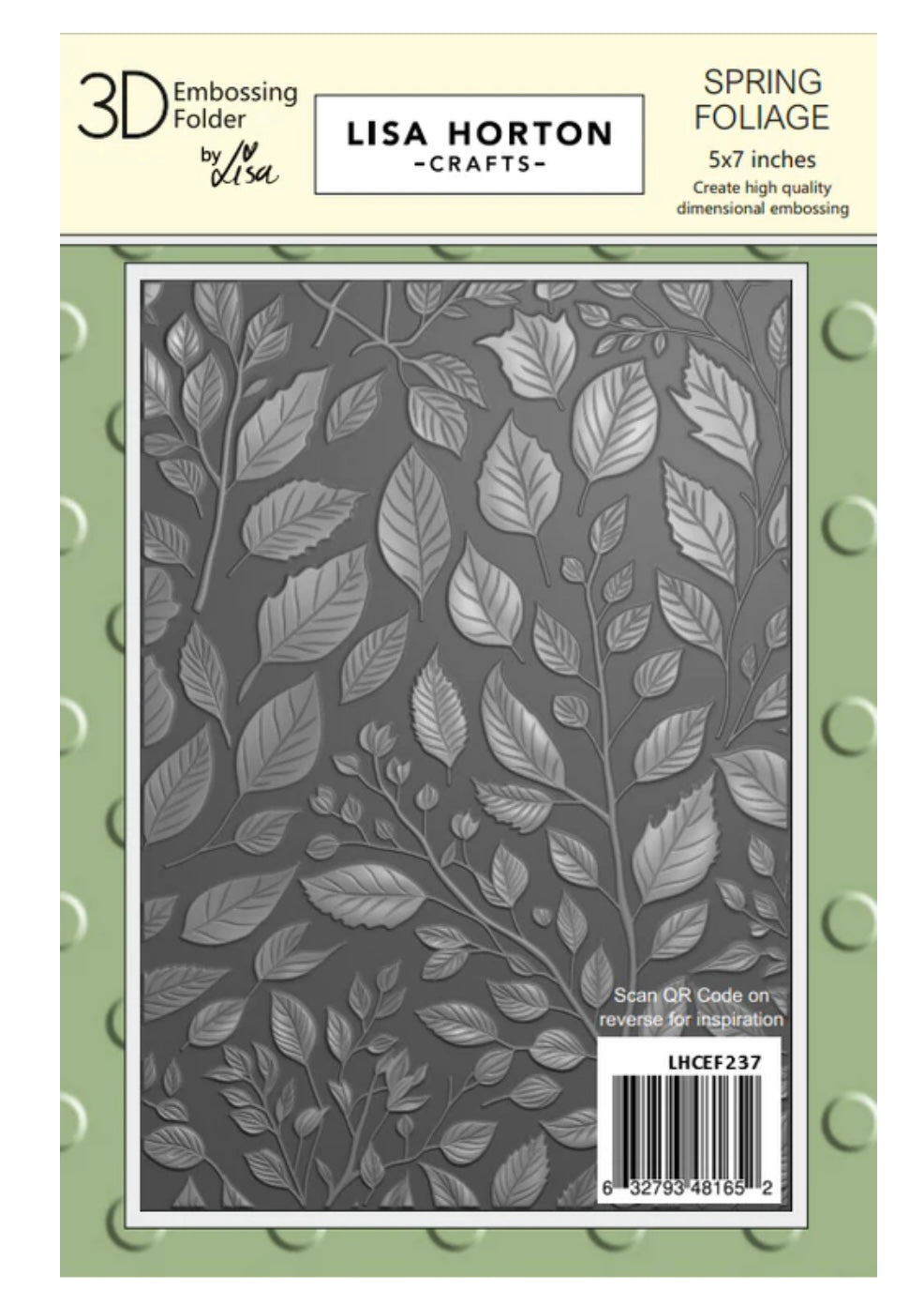 Spring Foliage 3D Embossing Folder