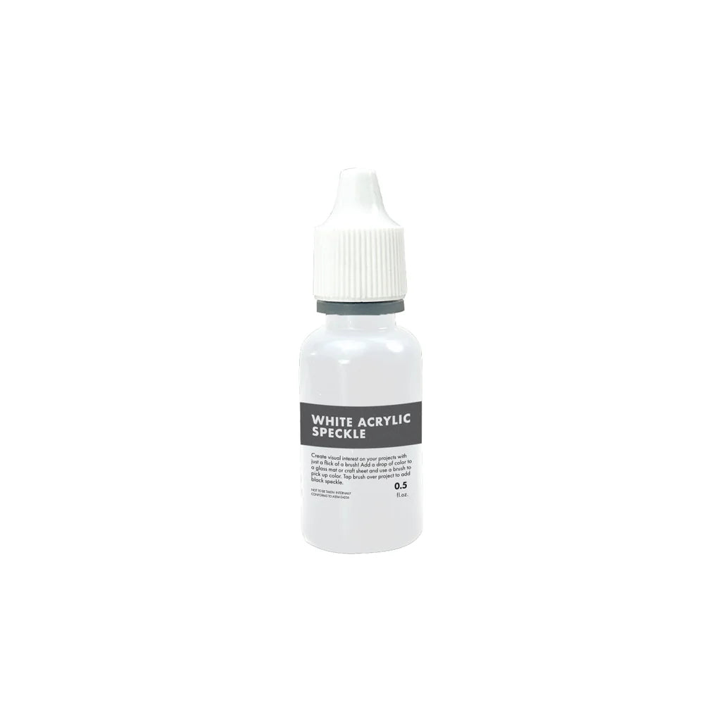 White Acrylic Speckle