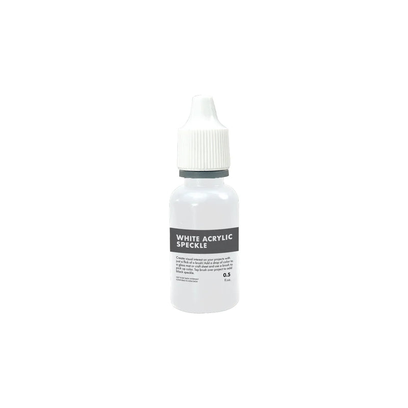 White Acrylic Speckle