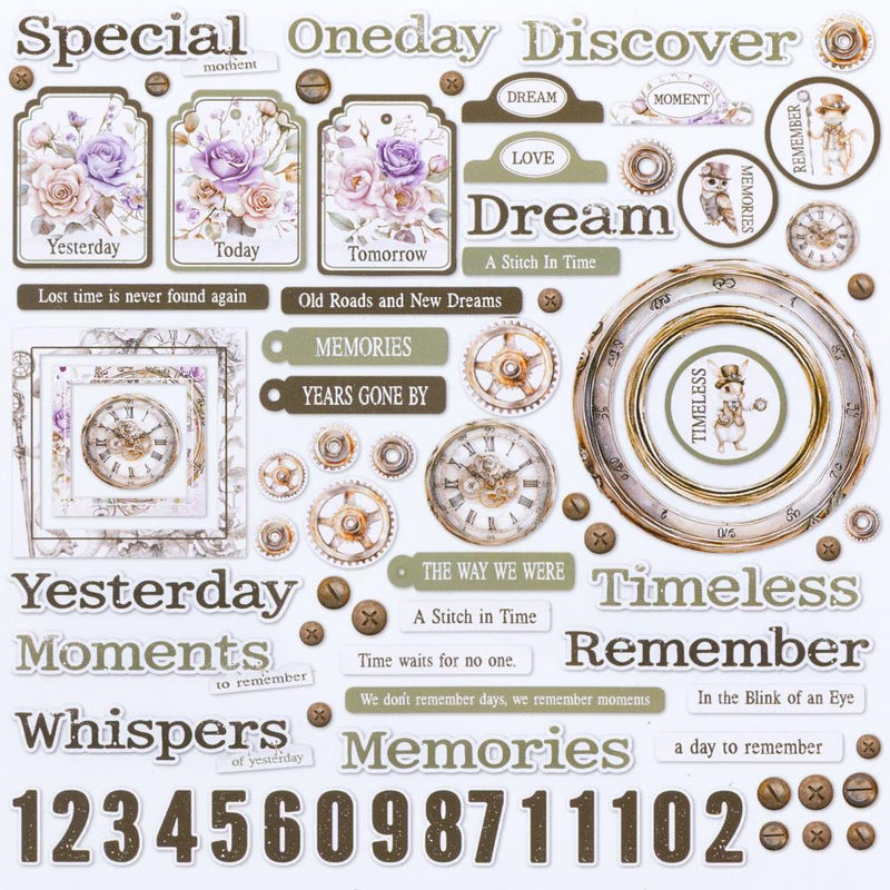 Echoes Of Time - Chipboard Bits