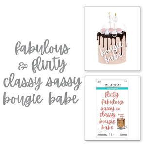 Fabulous Birthday Die Set