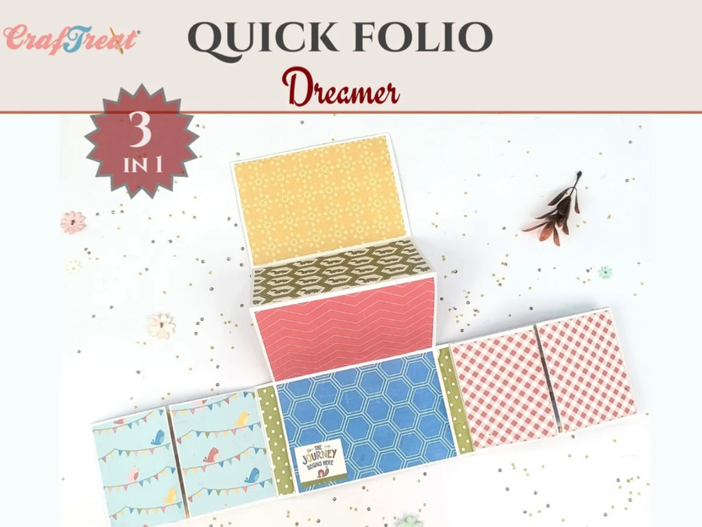 Dreamer Folio - Black, Kraft, White