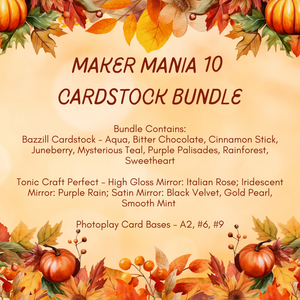 Maker Mania 10 Cardstock Bundle