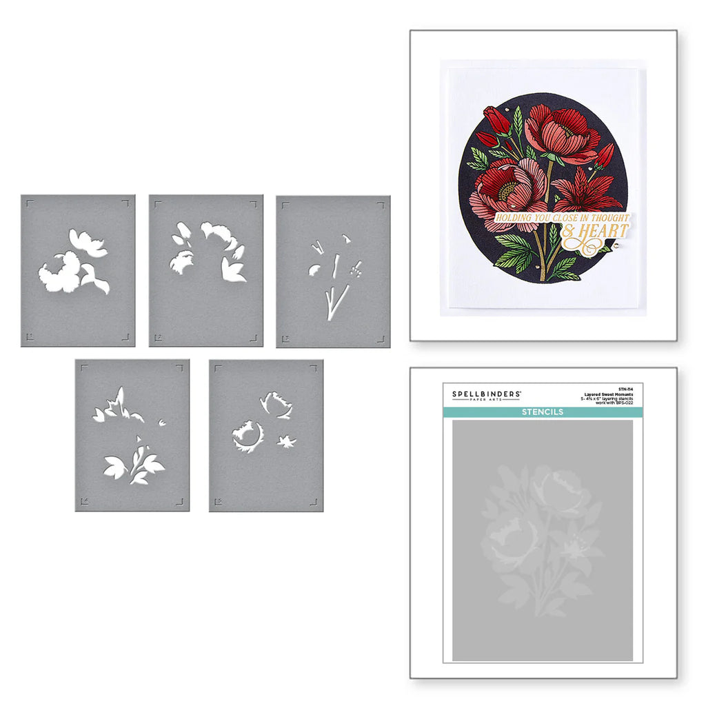 Sweet Moments Layering Stencil