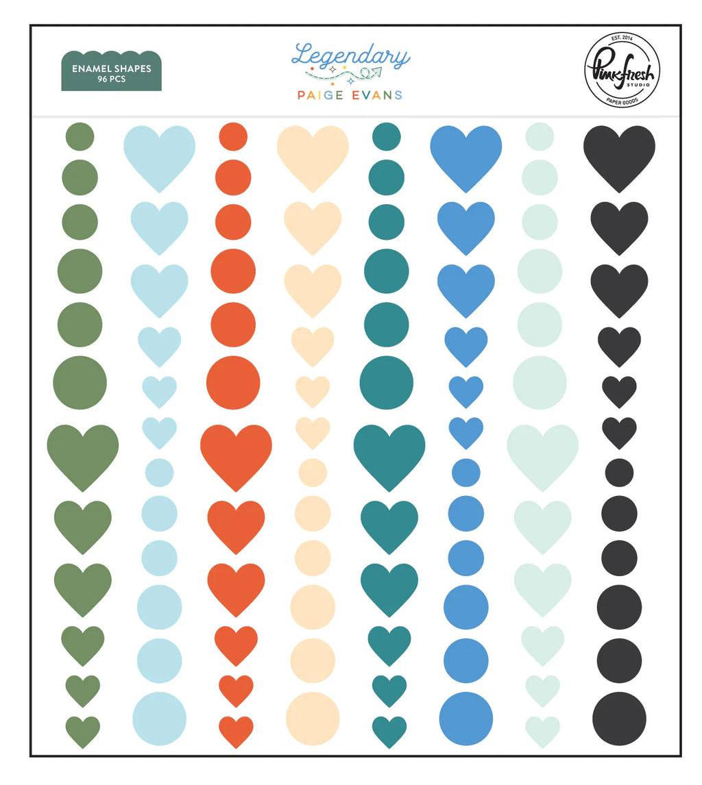 Legendary - Enamel Shapes