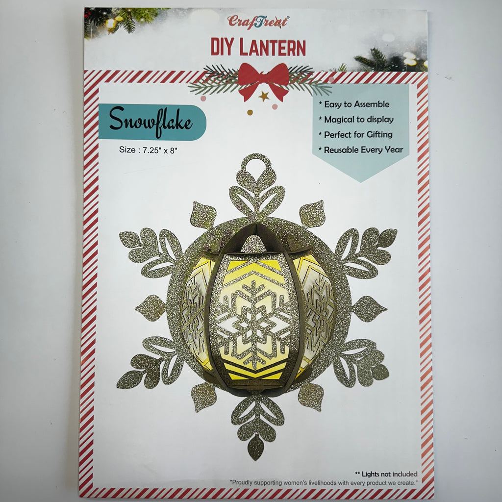 DIY Lantern - Snowflake