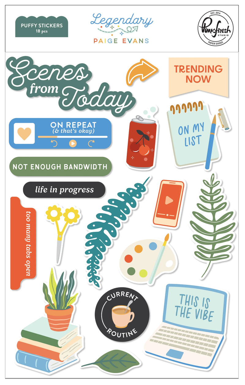 Legendary - Puffy Stickers