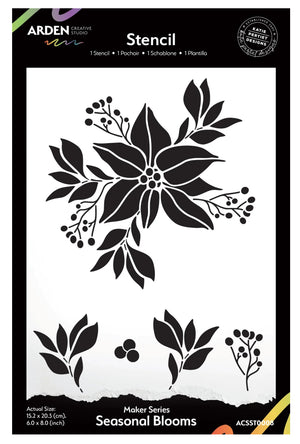 Seasonal Blooms Stencil