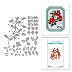 Poinsettia Spray Die Set