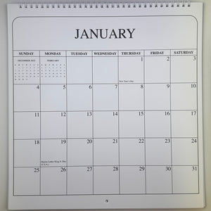 2026 Dated Calendar - 12x12