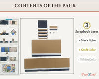 Dreamer Folio - Black, Kraft, White