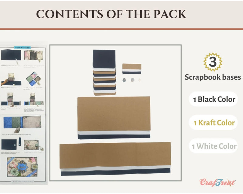 Dreamer Folio - Black, Kraft, White