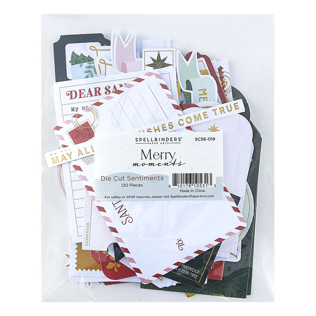 Merry Moments - Die Cut Sentiments