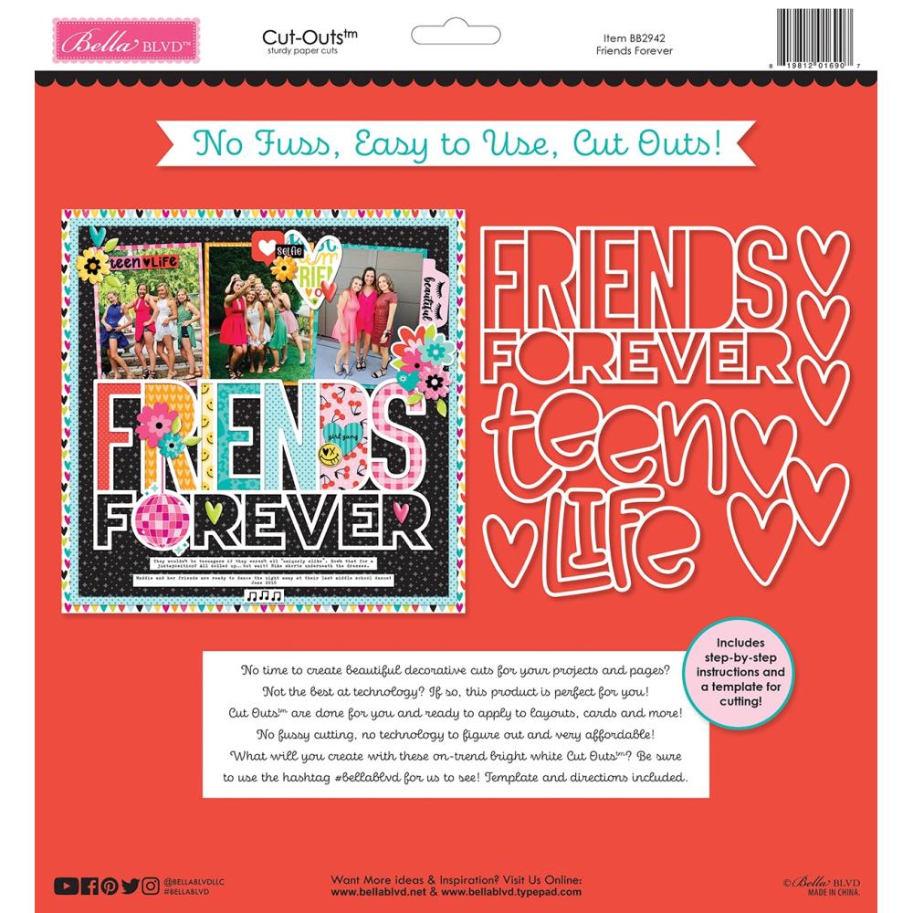 Teen Vibe - Friends Forever Cut Outs