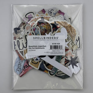 Beautifully Imperfect - Die Cut Sentiments