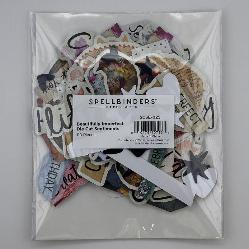 Beautifully Imperfect - Die Cut Sentiments