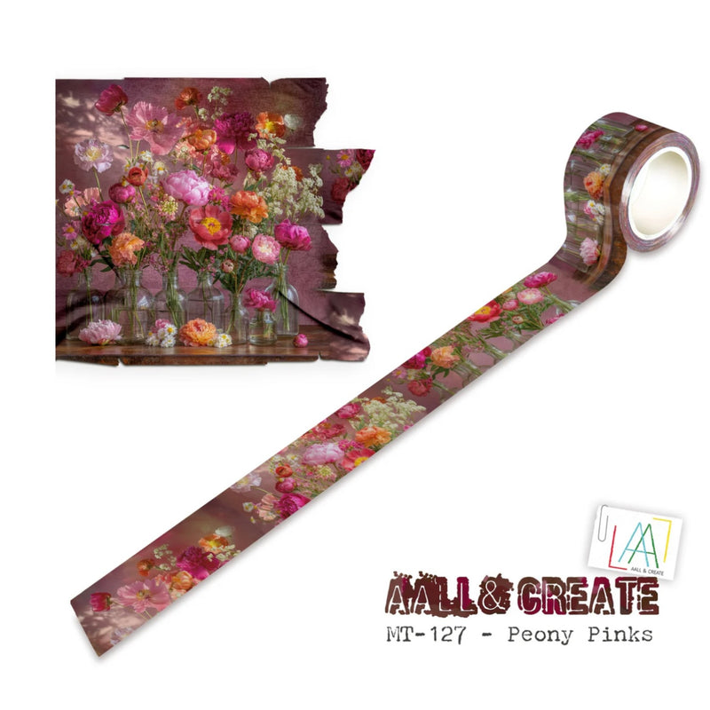 Washi Tape - Peony Pinks