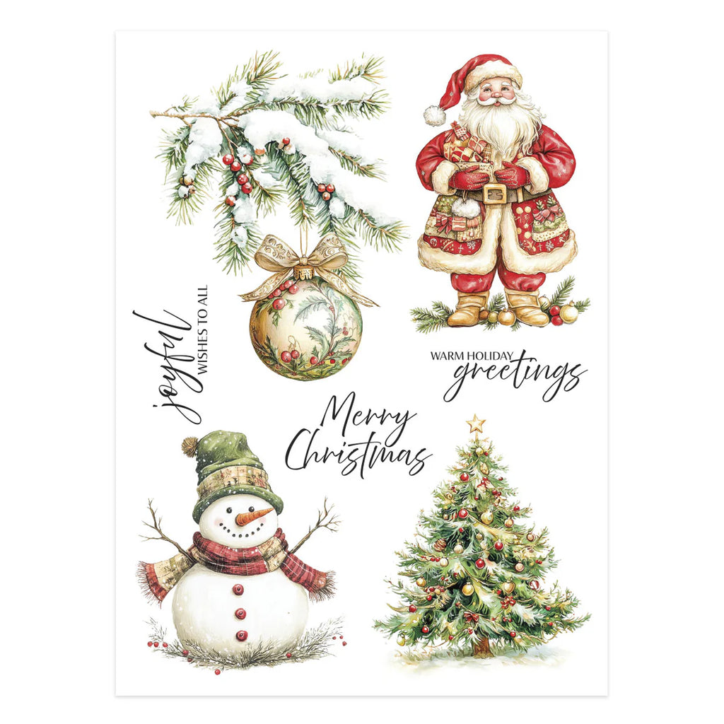 Joyful Wishes Rub-On Transfers