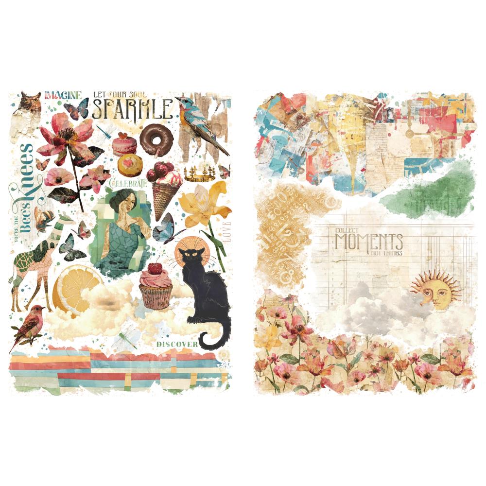 Journaling Through Time - Rub On Transfer Set