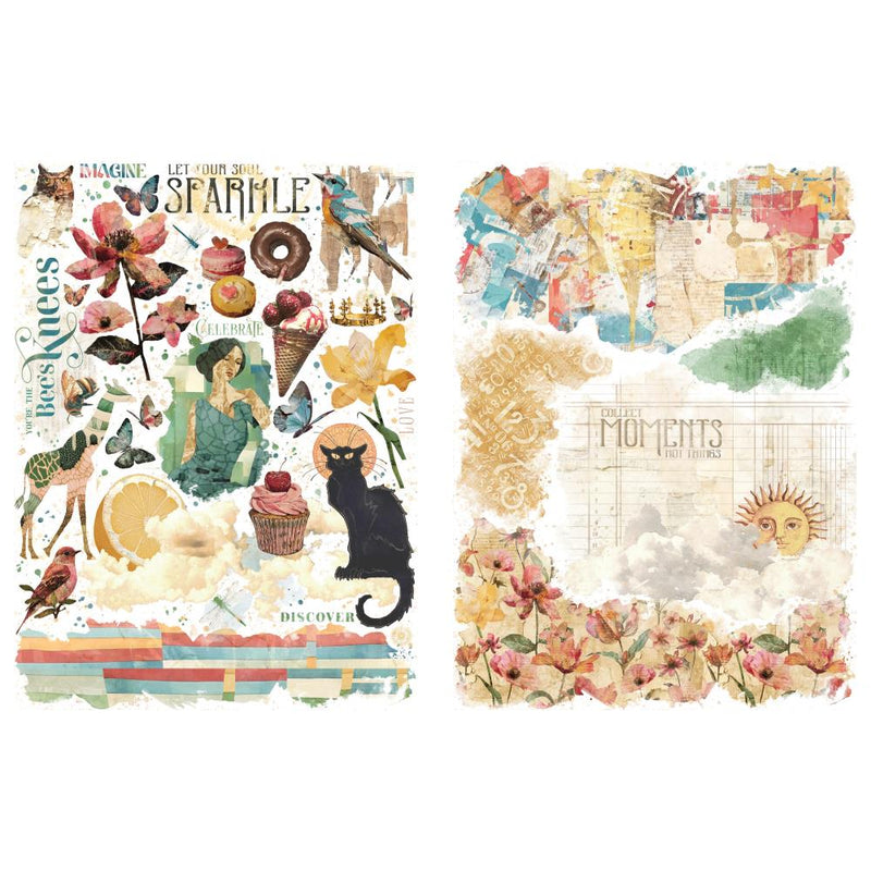 Journaling Through Time - Rub On Transfer Set