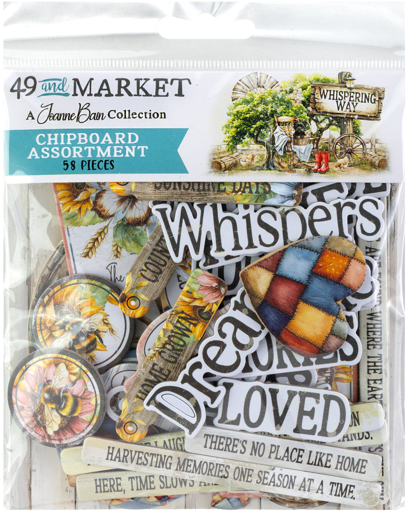 Whispering Way - Chipboard Assortment