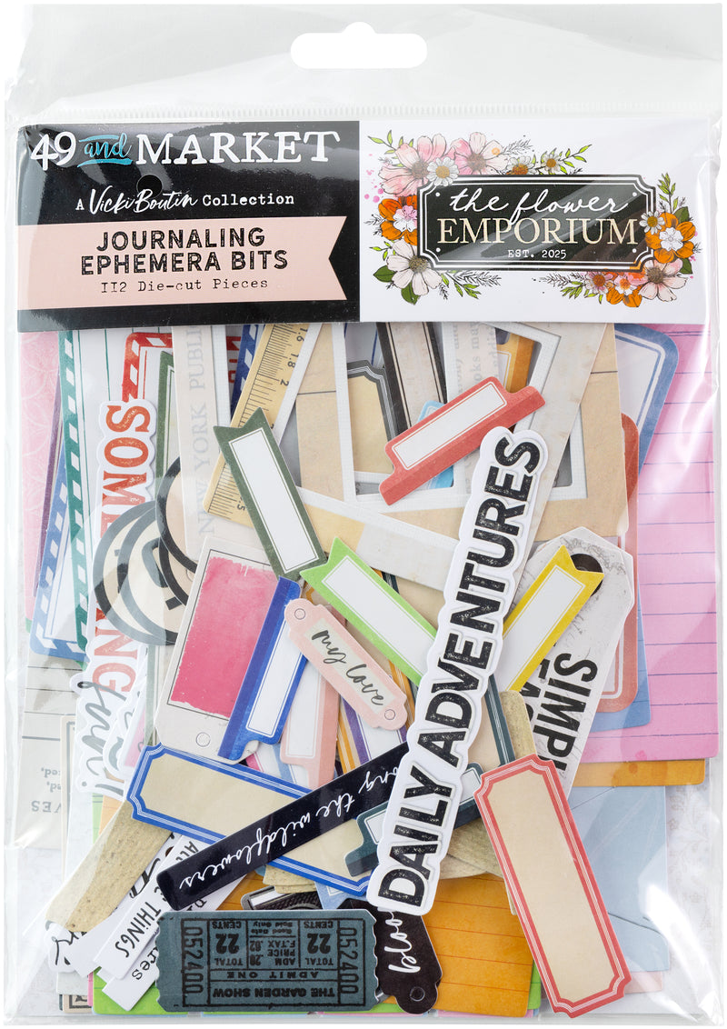 Flower Emporium - Journaling Ephemera Bits