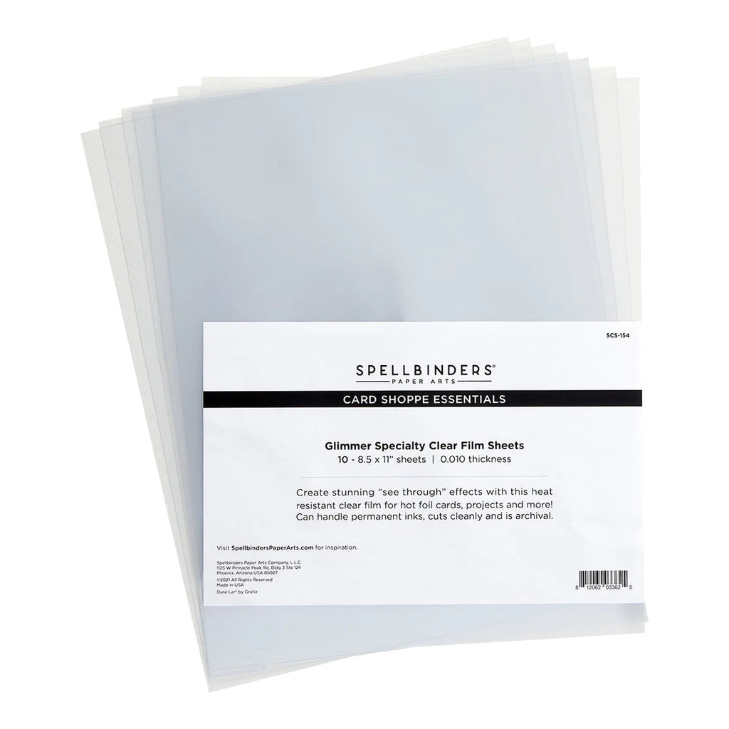Glimmer Specialty Clear Film Sheets