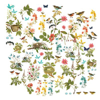 Birdsong - Wildflower Laser Cut Elements