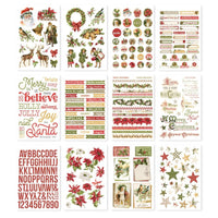 Simple Vintage Yuletide - Sticker Book