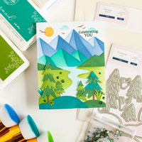 Mountains Layering Stencil Set