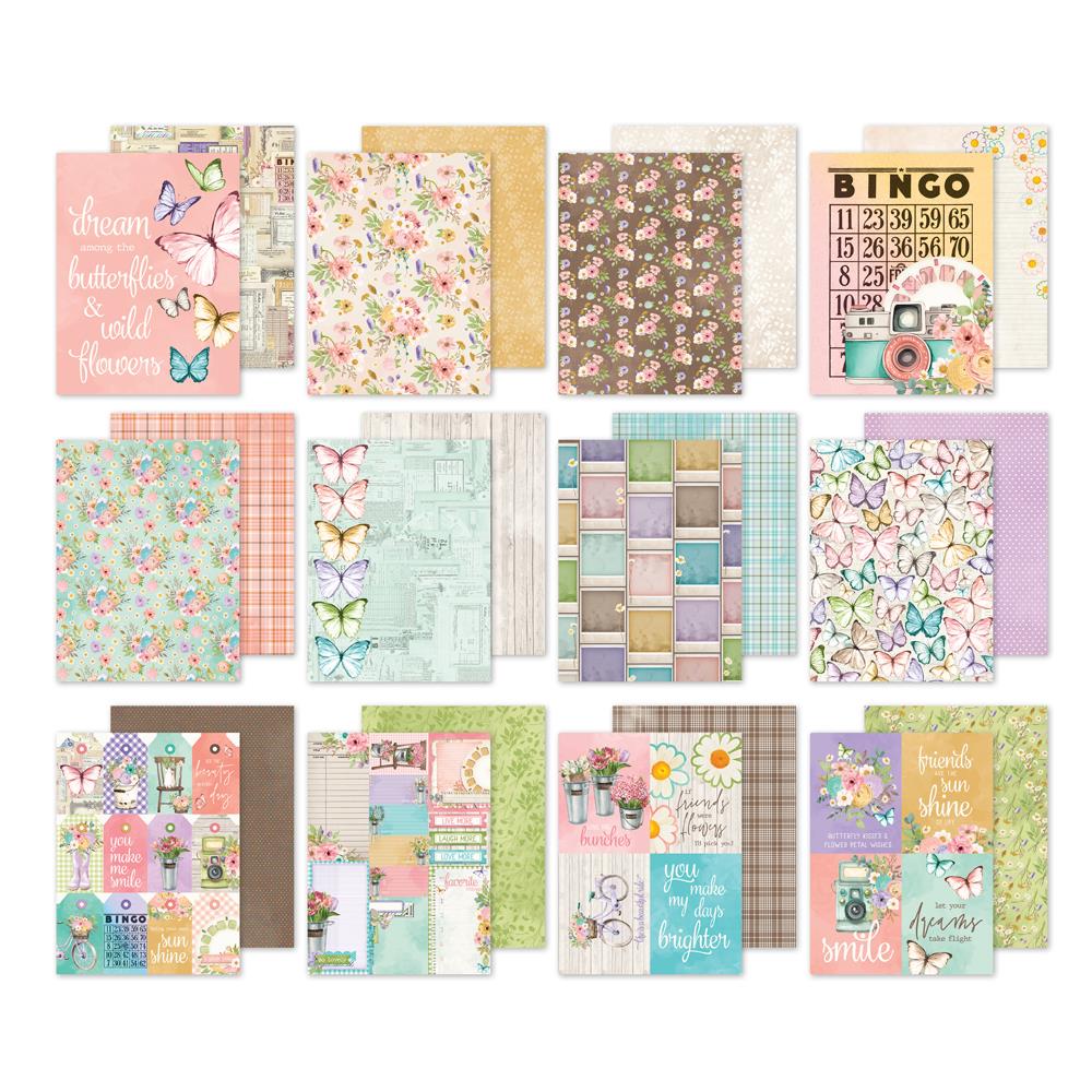 Simple Vintage Flower Shoppe - 6x8 Paper Pad