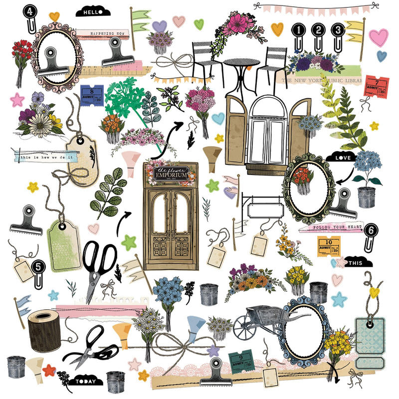 Flower Emporium - Laser Cuts