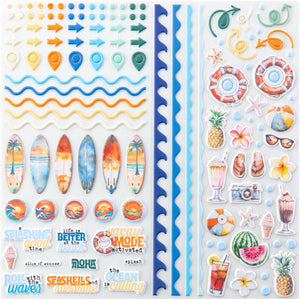 Beach Vibes - Puffy Stickers