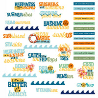 Beach Vibes - Chipboard Words