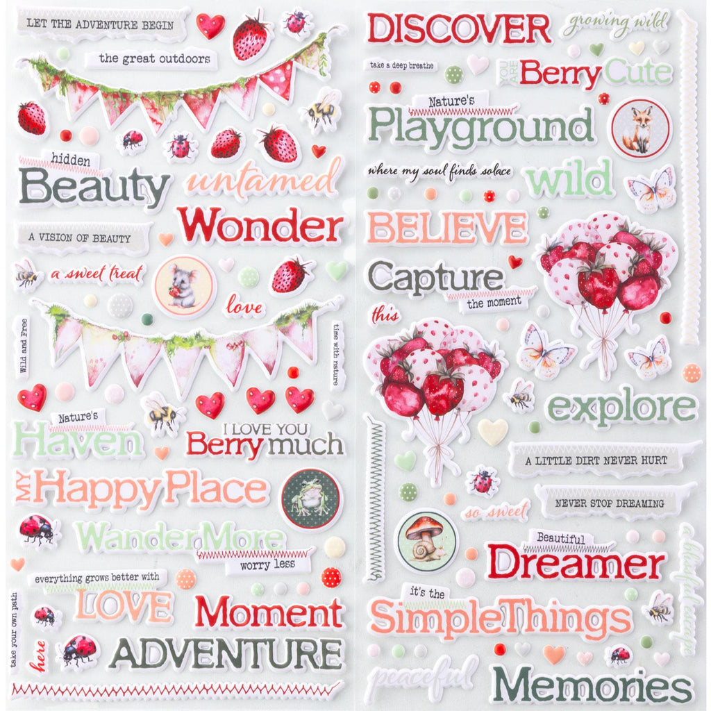Nature's Haven - Puffy Stickers