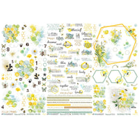Botanical Buzz - Rub-On Transfer
