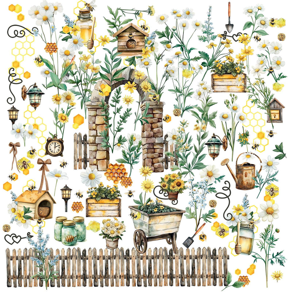 Botanical Buzz - Laser Cut Elements