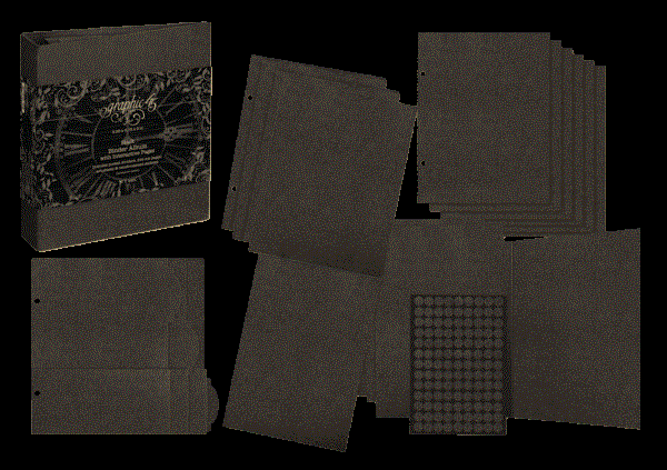Binder Album With Interactive Pages - Black