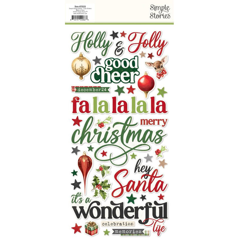 Simple Vintage Believe - Foam Stickers