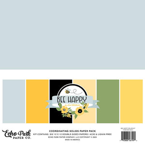 Bee Happy - Solids Paper Pack