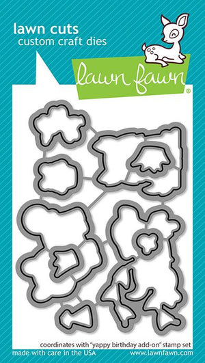 Yappy Birthday Add-On Die Set