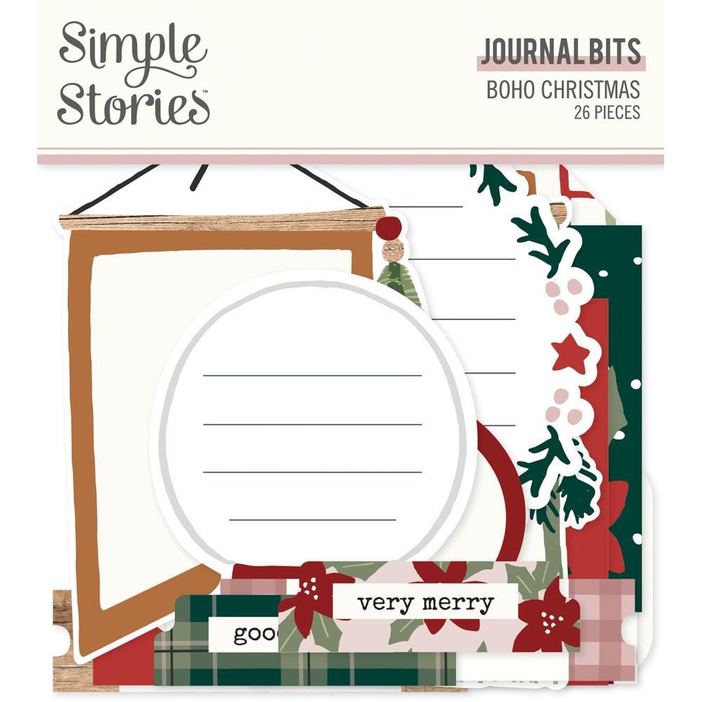 Boho Christmas - Journal Bits
