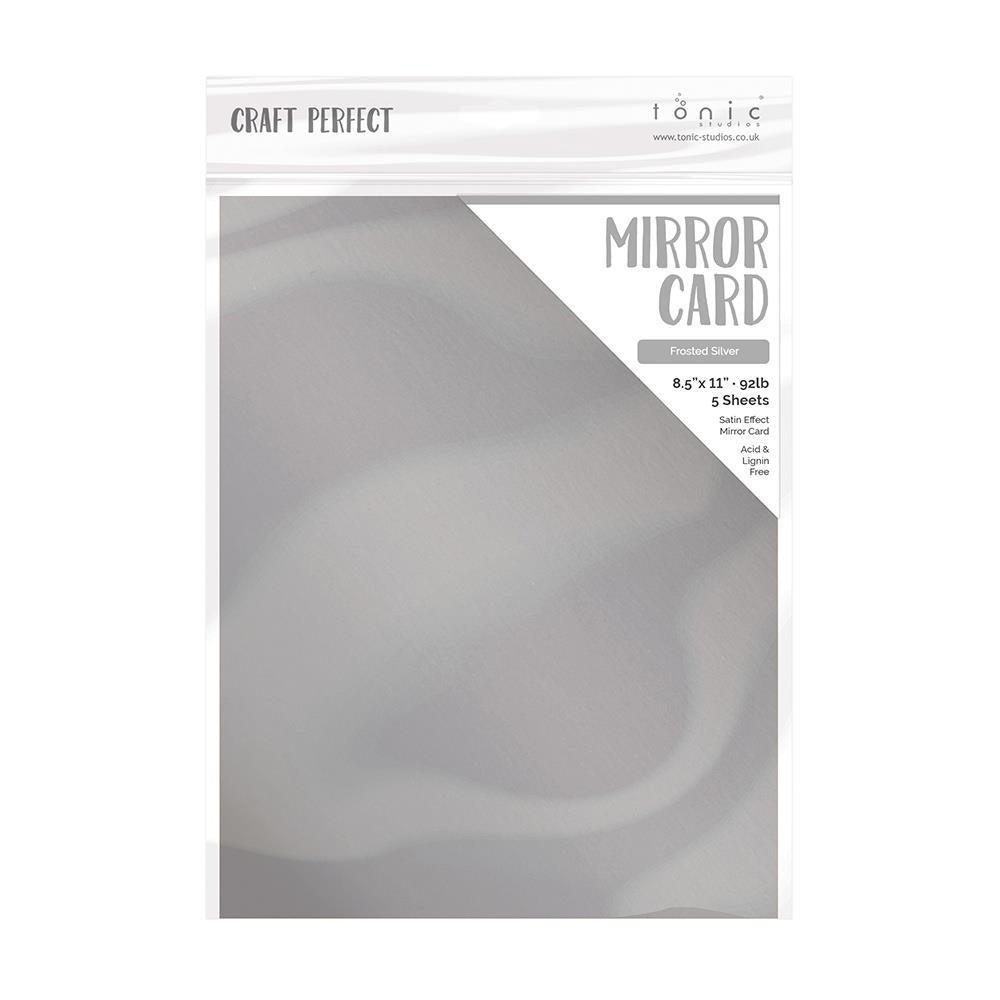 Mirror Card 5 Pack - Frosted Silver