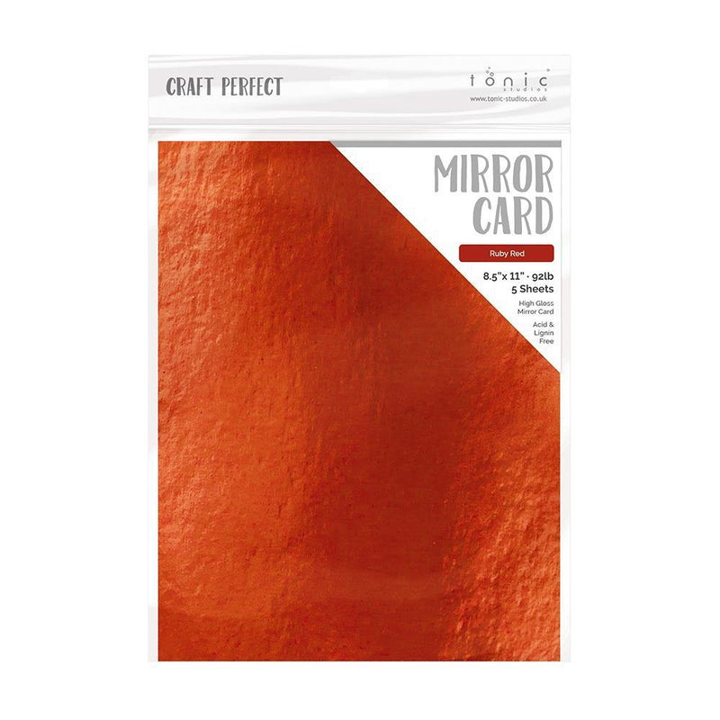 Mirror Card 5 Pack - Ruby Red